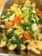 Légumes sautés crevettes