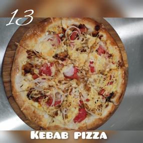 13. KEBAB PIZZA 