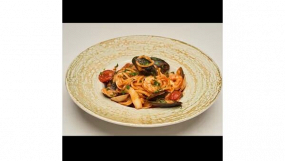 Spaghetti cu fructe de mare