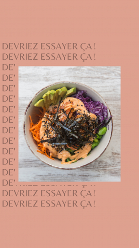 Poke Bowl/Salade du jour 