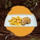 Piept Pui La Grătar Cu Cartofi Pai Și Ketchup (300 g)