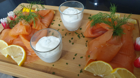 Tranche de saumon fumé (100gr)