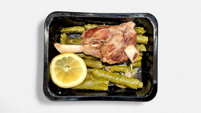 Weinblätter mit Fleisch 