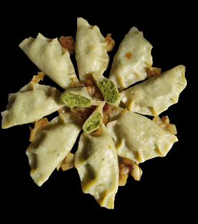 Pierogi ze szpinakiem