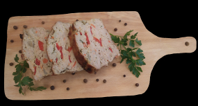 1.Pieczeń wieprzowa w sosie pieczarkowym + Zupa barszcz ukraiński
