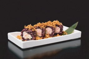 125. Black surumi roll