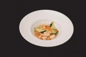 189. Gamberi con verdure