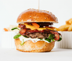 18. Smoked Whiskey Cheeseburger