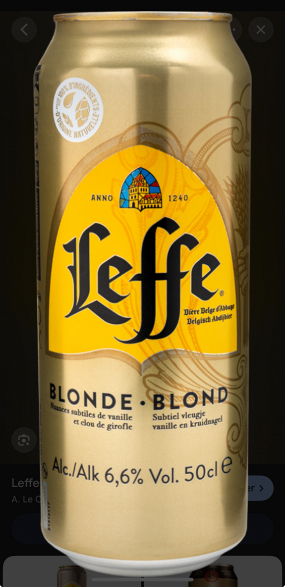 Bière Leffe Blonde
