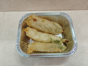 Fiori di zucca in pastella