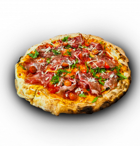 Pizza Coppa con rucola 33cm