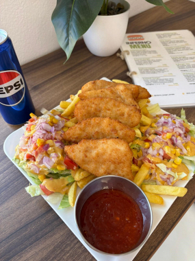 Inferno chicken tanier