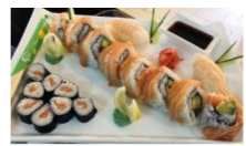 B21. Roll sake + maki losos 18ks