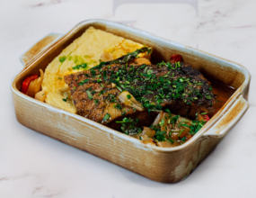 Saramură De Crap La Grătar Cu Mămăligă