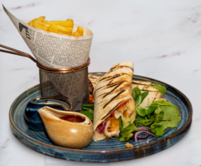 Wrap Cu Pui Și Legume