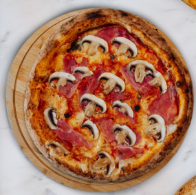 Pizza Prosciutto Funghi