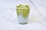 Ice matcha latte