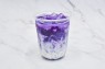Ice ube latte