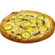 Pizza Zucchine e Funghi