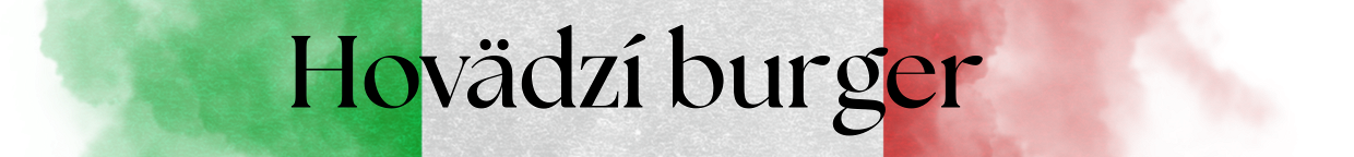 Hovädzí burger