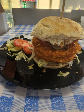 Doppelter Chickenburger