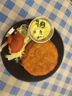 Käse-Blumenkohl Bratling 