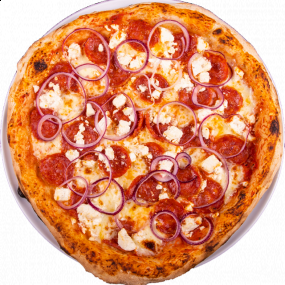 Pizza Caprina picantă