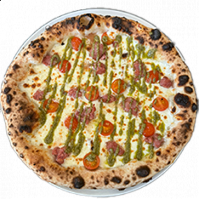 Pizza Pesto și Salsiccia