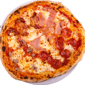 Pizza Quattro Carni Nepicantă
