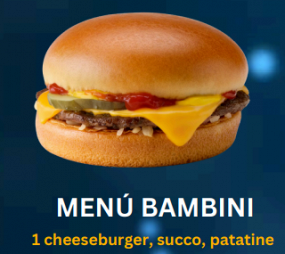 MENÚ BAMBINI