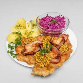 Kotlet schabowy po farmersku