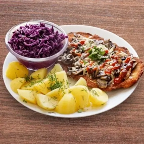 Filet z pieczarką i serem