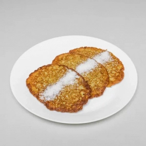 Placki ziemniaczane z cukrem