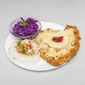 Kotlet schabowy po hawajsku