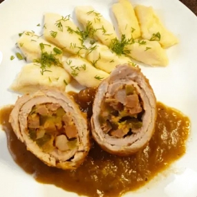 Roladka wieprzowa w sosie
