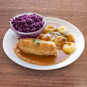 Roladka drobiowa w sosie