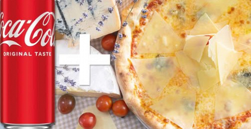 PIZZA PE VATRA si o Coca-Cola Gratis