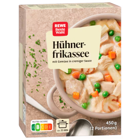 REWE Beste Wahl Hühnerfrikassee 450g