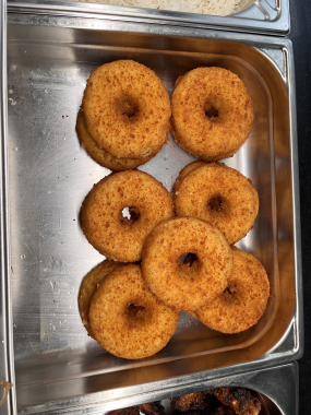 Donut de poulet fromage 