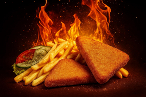 37.	Velký talíř smažený sýr