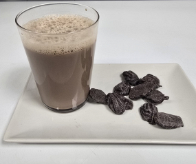 Batido de chocolate caliente
