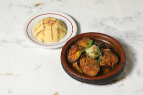 TAGINE D’AGNEAU AUX AUBERGINES 