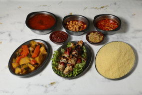 COUSCOUS BROCHETTES DE POULET