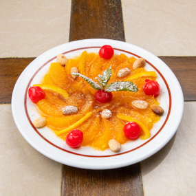 SALADE D'ORANGE À LA CANELLE