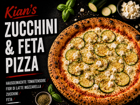 Zucchini & Feta Pizza
