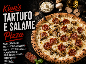  Tartufo e Salame Pizza