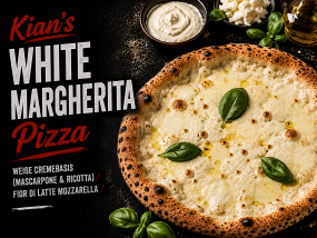 White Margherita Pizza