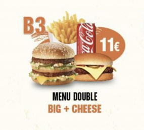 MENU DOUBLE B3