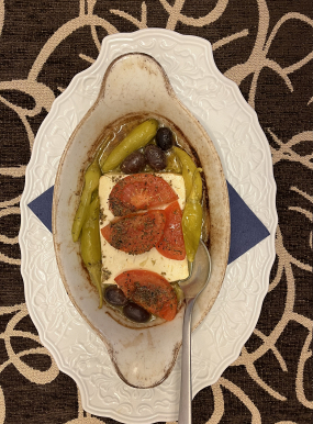 Schafskäse aus dem Ofen