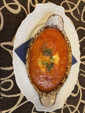 Pikanter griechischer Feta